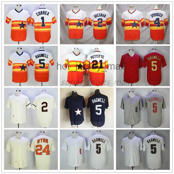 vintage college baseball wears jersey 5 jeff bagwell 1 carlos correa 2 alex bregman 4 george springer 21 andy pettitte 24 jimmy wynn 1980 20, Blue;black
vintage college baseball wears jersey 5 jeff bagwell 1 carlos correa 2 alex bregman 4 george springer 21 andy pettitte 24 jimmy wynn 1980 20, Blue;black