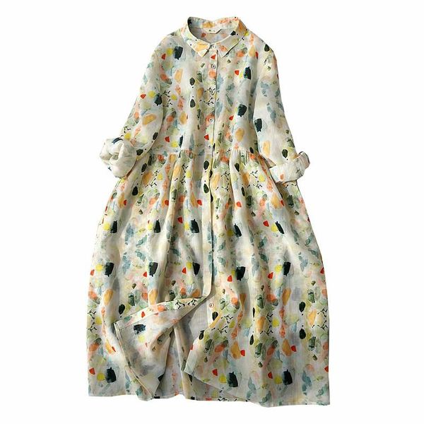 dresses half sleeve floral print women shirt dress boho style high waist office ladies cotton dresses holiday beach vestidos, Black;gray
dresses half sleeve floral print women shirt dress boho style high waist office ladies cotton dresses holiday beach vestidos, Black;gray
