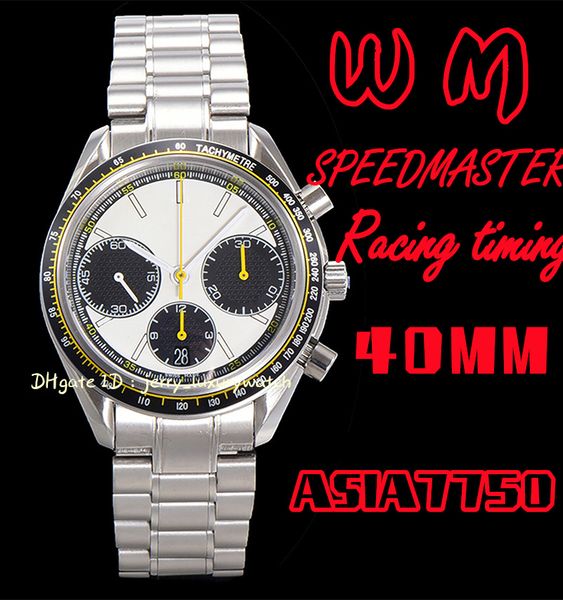 wm factory luxury men's watch multi-function racing chronograph watch size 40mm, cal.7750 chronograph movement, waterproof depth of 100, Slivery;brown
wm factory luxury men's watch multi-function racing chronograph watch size 40mm, cal.7750 chronograph movement, waterproof depth of 100, Slivery;brown