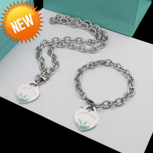 womens mens love bracelet necklace drip oil heart designer jewelry sets birthday christmas gift 925 silver necklaces bracelets wedding state
womens mens love bracelet necklace drip oil heart designer jewelry sets birthday christmas gift 925 silver necklaces bracelets wedding state