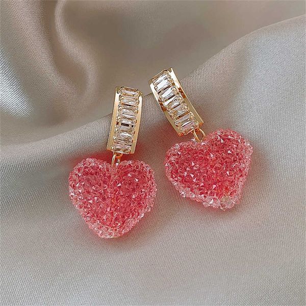 charm anting-anting jantung persik merah muda manis korea untuk wanita anting-anting kancing zircon kristal opal berkilau mode perhiasan pes, Golden
charm anting-anting jantung persik merah muda manis korea untuk wanita anting-anting kancing zircon kristal opal berkilau mode perhiasan pes, Golden