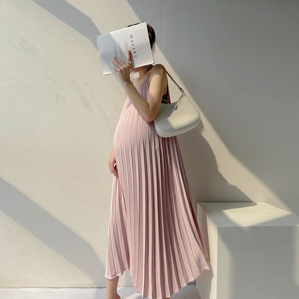 maternity dresses maternity spring summer dress loose slim pleated chiffon skirt large size temperament suspenders pregnant woman long skirt, White
maternity dresses maternity spring summer dress loose slim pleated chiffon skirt large size temperament suspenders pregnant woman long skirt, White