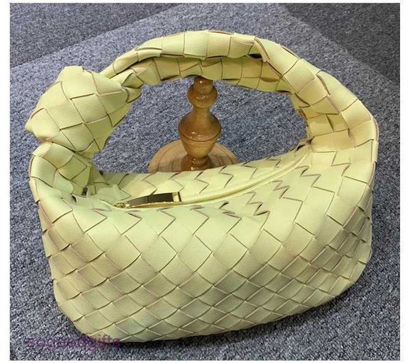 mini bottegas bag jodie venetas hand held woven bag net red knotted ox horn leather women's hand dumpling 1 with logo 5yny