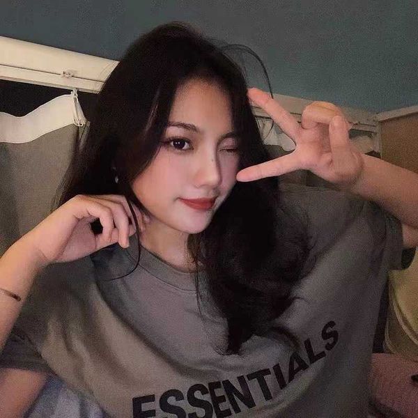 fkr0 women's and men's t shirt new fashion high street brand ess double thread loose versaile pure coon short sleeve rgqn, White
fkr0 women's and men's t shirt new fashion high street brand ess double thread loose versaile pure coon short sleeve rgqn, White