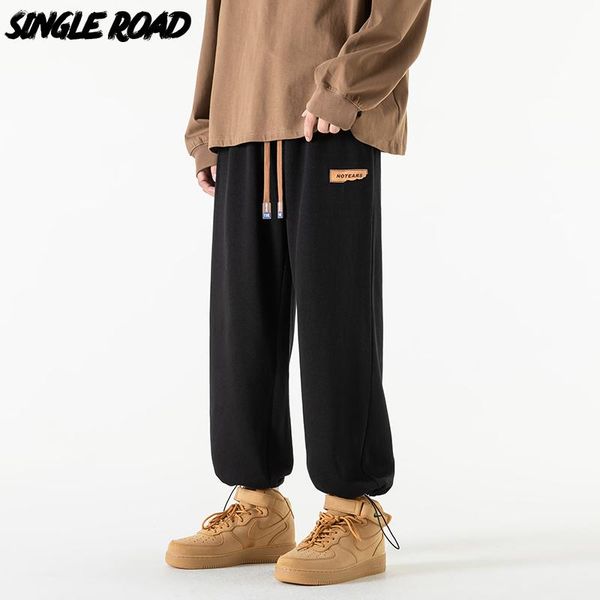 pants single road mens baggy joggers men hip hop drawstring tie leg oversized sweatpants streetwear casual sports skateboard pants, Black
pants single road mens baggy joggers men hip hop drawstring tie leg oversized sweatpants streetwear casual sports skateboard pants, Black