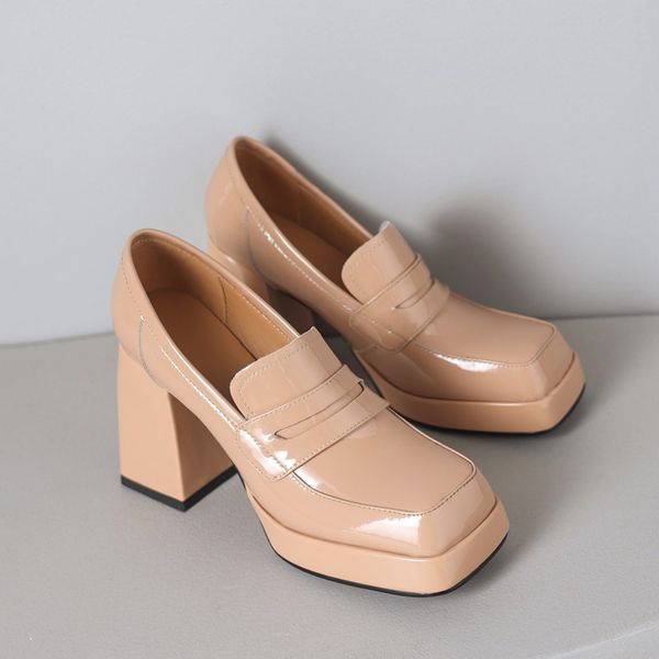 new brand designer women single shoes black slip on patent leather high heel pumps platform wedges square toe ladies party shoes
new brand designer women single shoes black slip on patent leather high heel pumps platform wedges square toe ladies party shoes