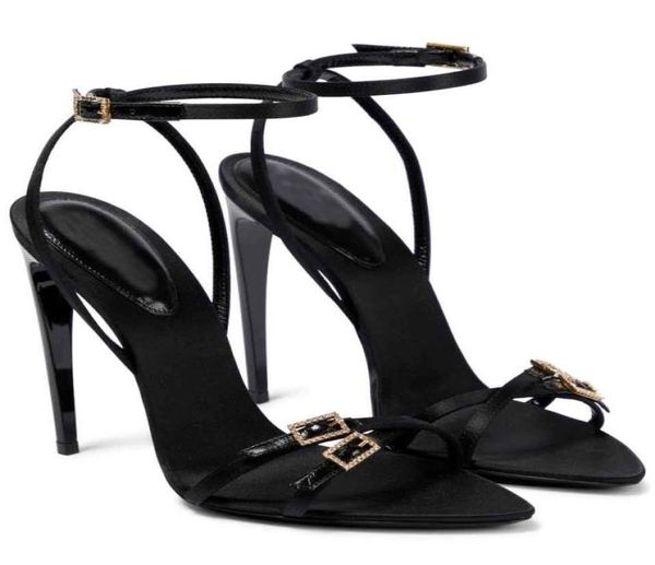 summer luxury cassie crepe satin sandals shoes women claude patent leather gladiator sandalias goldtone buckles lady high heels e8762614, Black
summer luxury cassie crepe satin sandals shoes women claude patent leather gladiator sandalias goldtone buckles lady high heels e8762614, Black