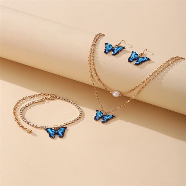 wedding jewelry sets fashion temperament butterfly series jewelry set earrings necklace bracelet combination set 230427, Slivery;golden
wedding jewelry sets fashion temperament butterfly series jewelry set earrings necklace bracelet combination set 230427, Slivery;golden