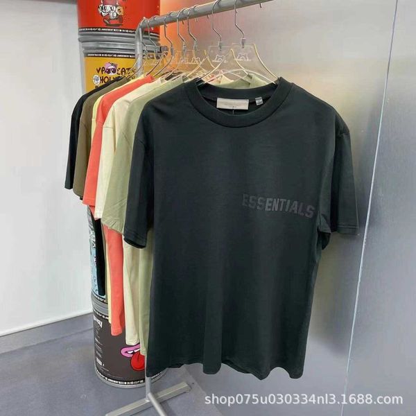 25j6 women's and men's t shirt new fashion high street brand ess short sleeved bear double thread ches leering prined loose fhjx, White
25j6 women's and men's t shirt new fashion high street brand ess short sleeved bear double thread ches leering prined loose fhjx, White