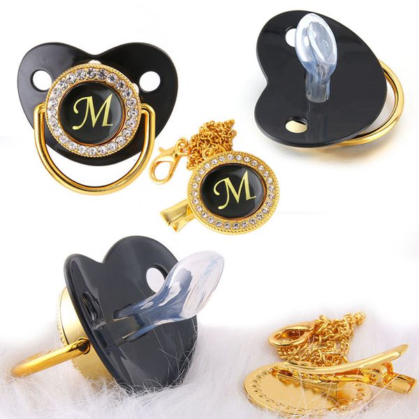pacifier holders clips# black bling baby and clip alphabet letter m infant gold unique name initials shower gift 230427
pacifier holders clips# black bling baby and clip alphabet letter m infant gold unique name initials shower gift 230427
