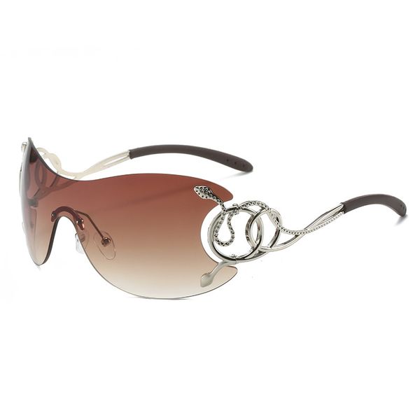 2023 new one large frame sunglasses personality fashion glasses spirit snake funny sunglasses men and women polarized shading eye protection, White;black
2023 new one large frame sunglasses personality fashion glasses spirit snake funny sunglasses men and women polarized shading eye protection, White;black