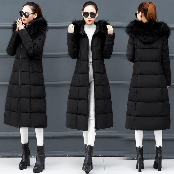 leather women winter long parka women's winter thicken puffer coat warm padded windproof packable midlong parka jacket with fur hood, Black
leather women winter long parka women's winter thicken puffer coat warm padded windproof packable midlong parka jacket with fur hood, Black