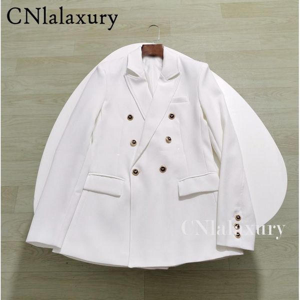 pants cnlalaxury autumn woman casual camel blazer chic lady long sleeves commute outerwear solid color double breasted pocket top, White
pants cnlalaxury autumn woman casual camel blazer chic lady long sleeves commute outerwear solid color double breasted pocket top, White