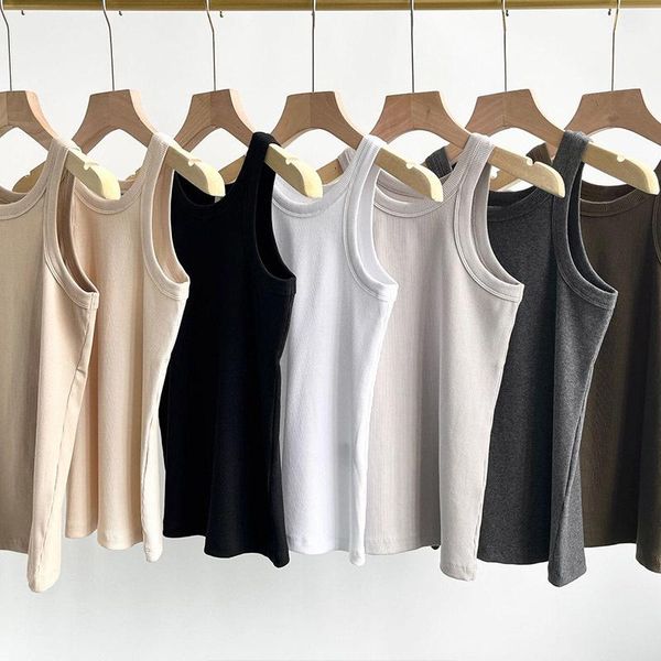 tanks 22 summer high version ribbed cotton tank women textured vertical stripe light color leisure solid color sleeveless vest, Black;white
tanks 22 summer high version ribbed cotton tank women textured vertical stripe light color leisure solid color sleeveless vest, Black;white