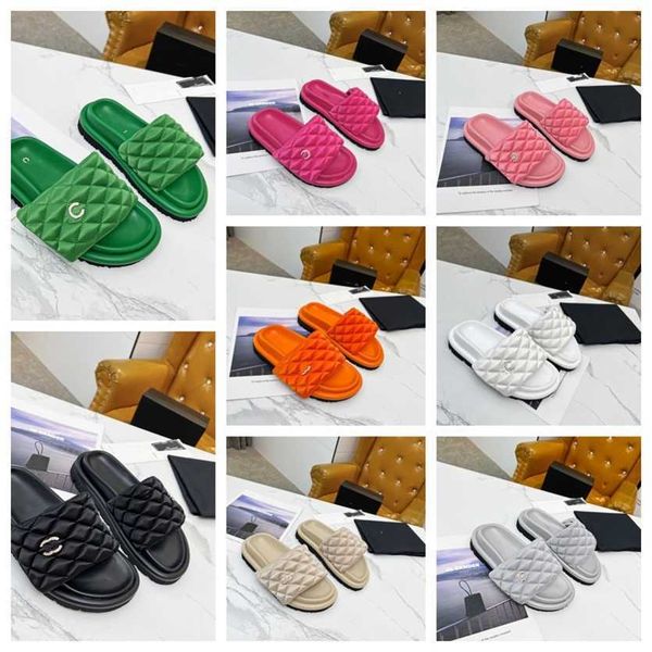 padded quilted slippers satin pool pillow slides slipper women designer sandal diamond chanl interlocking c buckle platform mules slip embos, Black
padded quilted slippers satin pool pillow slides slipper women designer sandal diamond chanl interlocking c buckle platform mules slip embos, Black