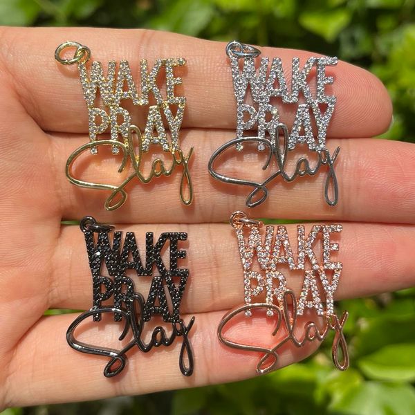 charms 5 buah kubik zirconia pave kata jimat bangun berdoa slay liontin untuk wanita gelang kalung membuat perhiasan 230427, Bronze;silver
charms 5 buah kubik zirconia pave kata jimat bangun berdoa slay liontin untuk wanita gelang kalung membuat perhiasan 230427, Bronze;silver