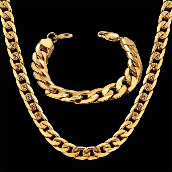 wedding jewelry sets men women's dubai jewelry sets gold color stainless steel necklace bracelet set hiphop curb cuban thick chain whol, Slivery;golden
wedding jewelry sets men women's dubai jewelry sets gold color stainless steel necklace bracelet set hiphop curb cuban thick chain whol, Slivery;golden