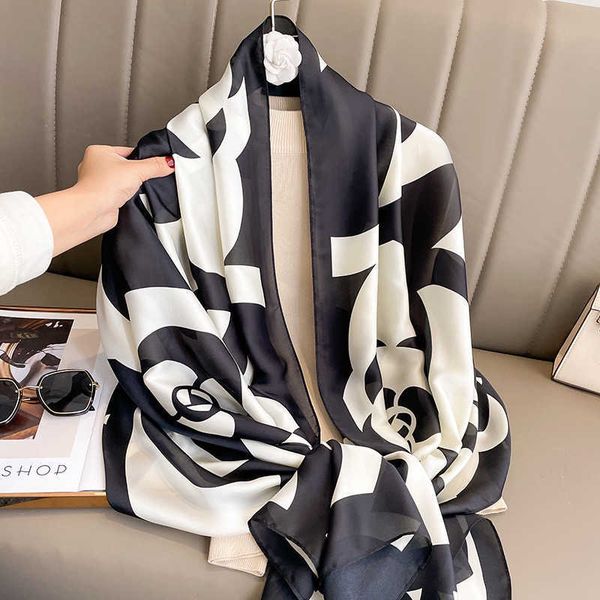 scarves 180x90cm printed silk scarf satin scarf women's popular beach women's silk scarf fashion long strap foulard wrapping silen, Blue;gray
scarves 180x90cm printed silk scarf satin scarf women's popular beach women's silk scarf fashion long strap foulard wrapping silen, Blue;gray