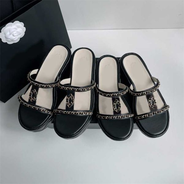 platform slipper chan c womens high heels sandals leather wedge strap 7.5cm 3cm heel plaid checks quilted dress shoe women sandal slides, Black
platform slipper chan c womens high heels sandals leather wedge strap 7.5cm 3cm heel plaid checks quilted dress shoe women sandal slides, Black