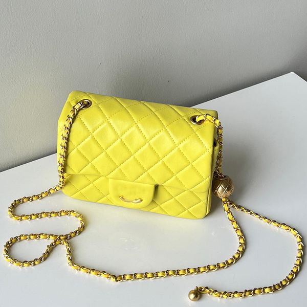 bright yellow classic flap bag women designer quilted tote crush pearl gold ball metal hardware lambskin leather matelasse chain crossbody s
bright yellow classic flap bag women designer quilted tote crush pearl gold ball metal hardware lambskin leather matelasse chain crossbody s