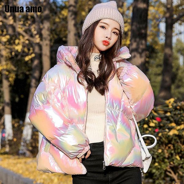 leather laser women's winter coats hooded waterproof parkas causal loose warm short fashion glossy bubble puffer jacket jaqueta feminin, Black
leather laser women's winter coats hooded waterproof parkas causal loose warm short fashion glossy bubble puffer jacket jaqueta feminin, Black