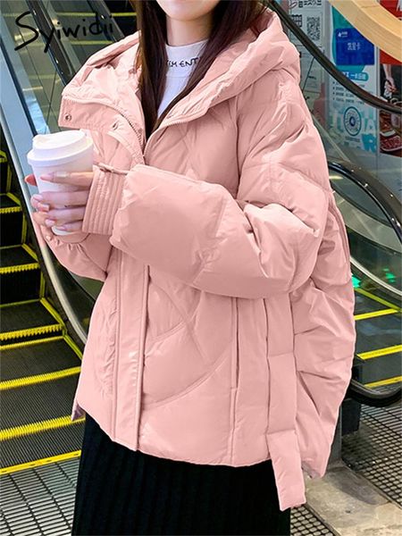 leather syiwidii parkas oversized puffer jacket women fall winter 2022 new korean fashion loose jacket coat with a hood ladies outwear, Black
leather syiwidii parkas oversized puffer jacket women fall winter 2022 new korean fashion loose jacket coat with a hood ladies outwear, Black