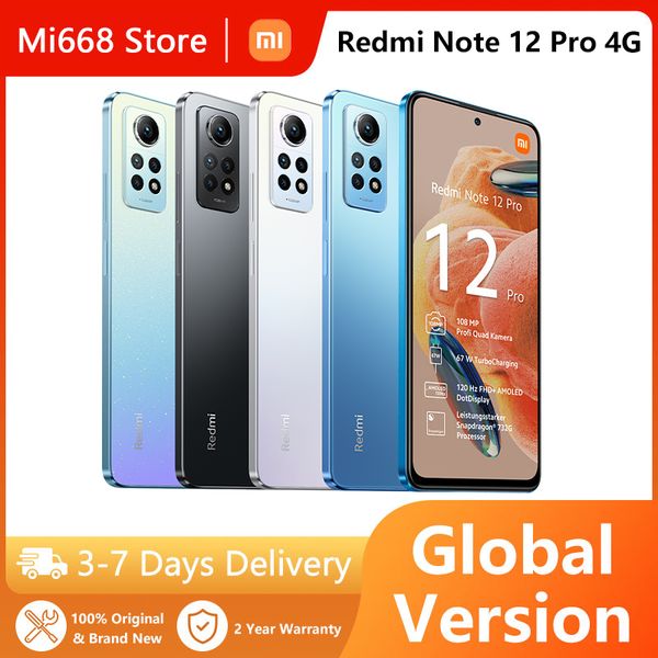 global version xiaomi redmi note 12 pro 4g smartphone nfc 6.67 inch 108mp 120hz amoled screen snapdragon 732g 67w turbo charge 5000mah
global version xiaomi redmi note 12 pro 4g smartphone nfc 6.67 inch 108mp 120hz amoled screen snapdragon 732g 67w turbo charge 5000mah