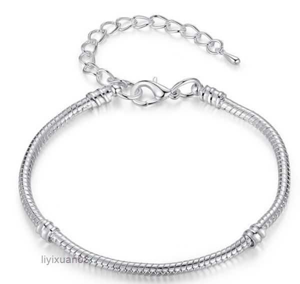 charm bracelets 925 sterling silver 3mm snake chain fit pandora s bead bangle bracelet fashion jewelry diy gift for men women 4 t68r, Golden;silver
charm bracelets 925 sterling silver 3mm snake chain fit pandora s bead bangle bracelet fashion jewelry diy gift for men women 4 t68r, Golden;silver