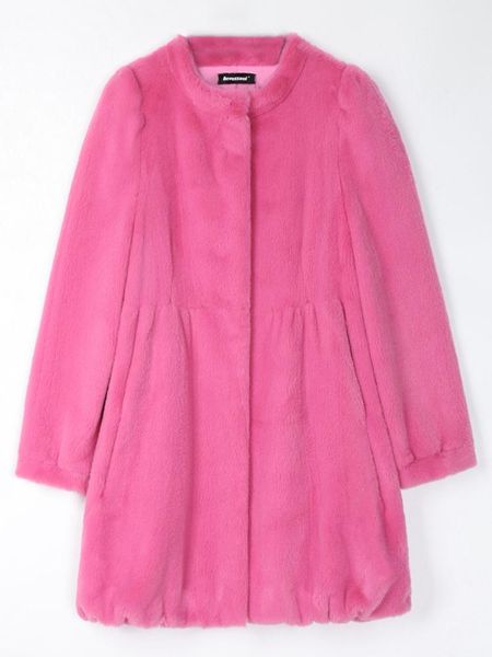 fur nerazzurri spring autumn pleated light soft faux fur coat women puff sleeve crewneck elegant fluffy jacket 4xl 5xl 6xl 7xl, Black 
fur nerazzurri spring autumn pleated light soft faux fur coat women puff sleeve crewneck elegant fluffy jacket 4xl 5xl 6xl 7xl, Black