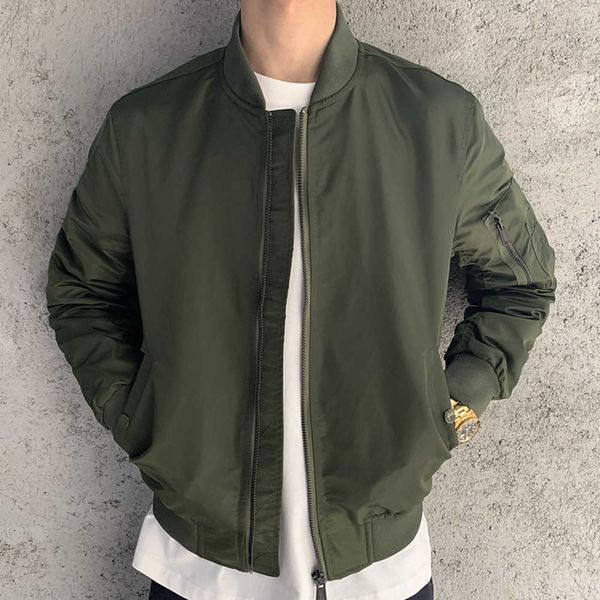 men's jackets air force pilot jacket men's spring and autumn season new solid army green casual baseball coat fashion, Black;brown
men's jackets air force pilot jacket men's spring and autumn season new solid army green casual baseball coat fashion, Black;brown