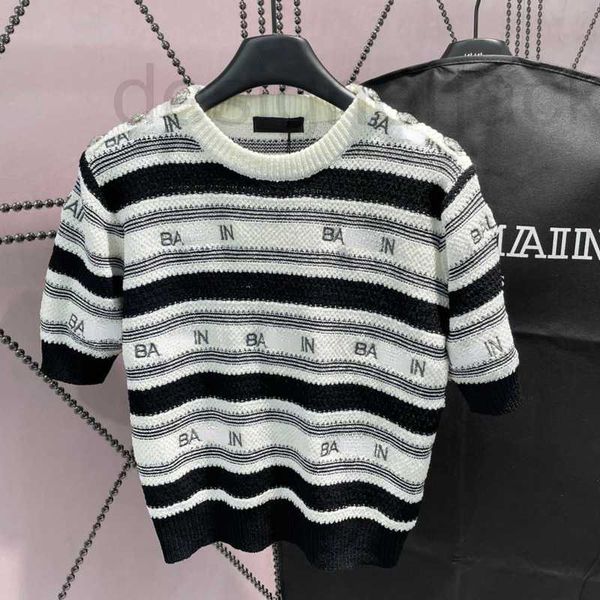 women's knits & tees designer luxury knitted t shirt womens short sleeve tshirt embroidered letter pullover tee fashion knitwear summer, White
women's knits & tees designer luxury knitted t shirt womens short sleeve tshirt embroidered letter pullover tee fashion knitwear summer, White