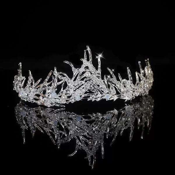 natural wind crystal crown bridal wedding dress headwear evening party party dress accessories dramatic princess queen hair accessories, Silver
natural wind crystal crown bridal wedding dress headwear evening party party dress accessories dramatic princess queen hair accessories, Silver