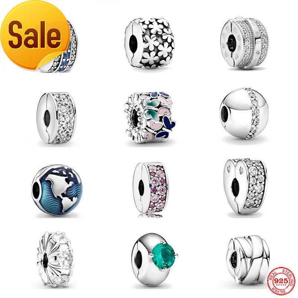 925 sterling silver dangle charm shiny buckle butterfly spacer clip fine bead fit pandora charms bracelet diy jewelry accessories, Black
925 sterling silver dangle charm shiny buckle butterfly spacer clip fine bead fit pandora charms bracelet diy jewelry accessories, Black