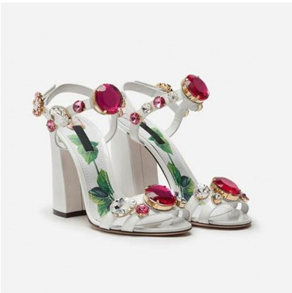 white jewel evening party pumps high chunky heel buckle strap womens summer sandals lady gladiator, Black
white jewel evening party pumps high chunky heel buckle strap womens summer sandals lady gladiator, Black