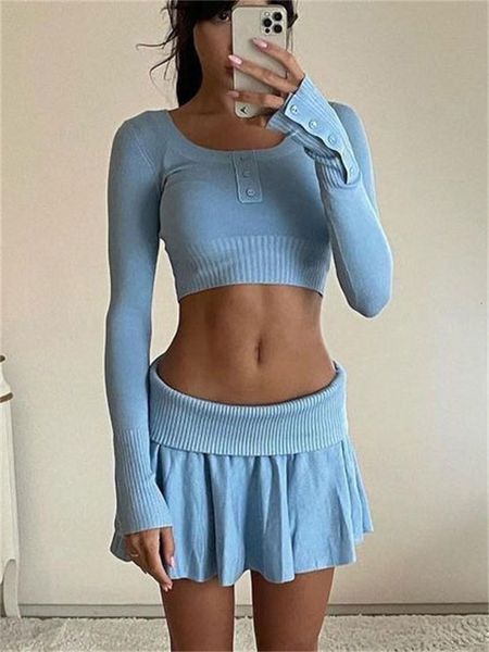 two piece dress taruxy y2k knit skirt sets for women two piece dress set 90s e-girls long sleeve crop and mini skirt womens 2 piece outfits, White
two piece dress taruxy y2k knit skirt sets for women two piece dress set 90s e-girls long sleeve crop and mini skirt womens 2 piece outfits, White
