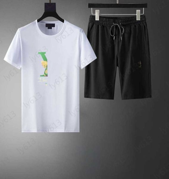 white clothes sets designer mens summer green patchwork brand letter logo pattern printing design loose fitting t-shirt black shorts suit 2, Gray
white clothes sets designer mens summer green patchwork brand letter logo pattern printing design loose fitting t-shirt black shorts suit 2, Gray