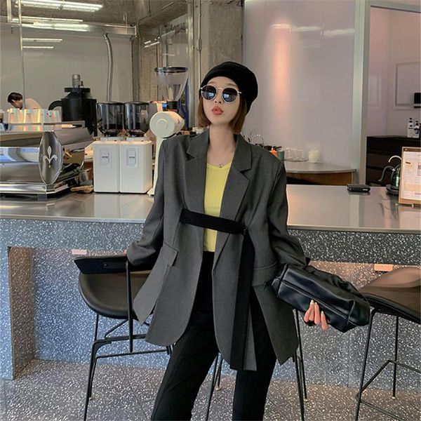 pants korean women casual vintage split hem lace up female grey suit jacket spring notched collar long sleeve female blazers outwear, White
pants korean women casual vintage split hem lace up female grey suit jacket spring notched collar long sleeve female blazers outwear, White