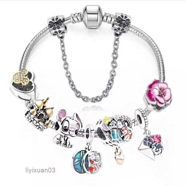 charm bracelets fashion pandora style bracelet women clear crystal unicorn european beads cartoon princess dangle fits necklace diy jewelry, Golden;silver
charm bracelets fashion pandora style bracelet women clear crystal unicorn european beads cartoon princess dangle fits necklace diy jewelry, Golden;silver
