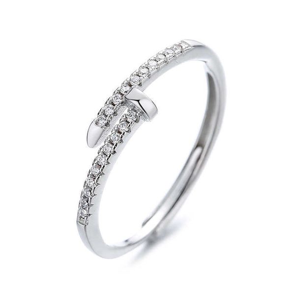 famous brand tiffay small nail ring female fashion personality luxury exquisite ins trendy minority design simple index finger original logo, Silver
famous brand tiffay small nail ring female fashion personality luxury exquisite ins trendy minority design simple index finger original logo, Silver