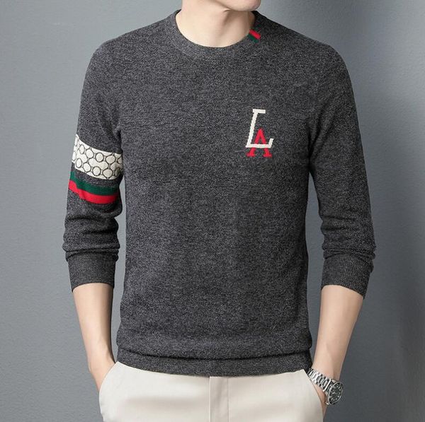 mens designer sweater men's sweater fashion brand jacquard knitted sweater youth casual versatile sweater men's underlay bottom, White;black
mens designer sweater men's sweater fashion brand jacquard knitted sweater youth casual versatile sweater men's underlay bottom, White;black