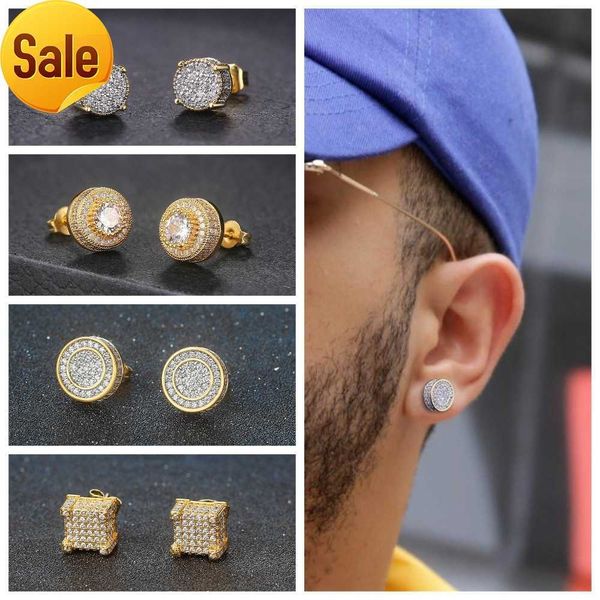 mens hip hop stud earrings jewelry new fashion gold silver simulated cz a variety of styles diamond earring, Golden;silver
mens hip hop stud earrings jewelry new fashion gold silver simulated cz a variety of styles diamond earring, Golden;silver