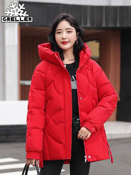 leather greller korean 2022 women winter parka hooded cotton padded oversized loose warm thicken coat solid winter puffer jacket clothes, Black
leather greller korean 2022 women winter parka hooded cotton padded oversized loose warm thicken coat solid winter puffer jacket clothes, Black