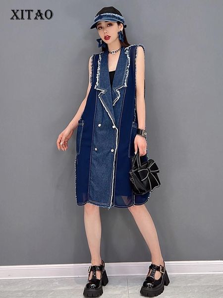 vests xitao double breasted vest women korea summer new arrival personality fashion loose turndown collar sleeveless vest wmd6120, Black;white
vests xitao double breasted vest women korea summer new arrival personality fashion loose turndown collar sleeveless vest wmd6120, Black;white