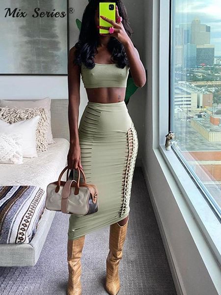 two piece dress solid hollow out skirt two-piece set women sleeveless crop tank midi skirts 2 piece suit summer woman's outfits 230428, White
two piece dress solid hollow out skirt two-piece set women sleeveless crop tank midi skirts 2 piece suit summer woman's outfits 230428, White