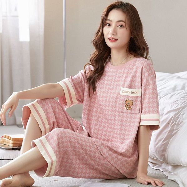 women's sleepwear set woman 2 pieces women's pajamas home clothes cartoon nightgowns womens clothing pijama nightie pajama pants p, Black;red
women's sleepwear set woman 2 pieces women's pajamas home clothes cartoon nightgowns womens clothing pijama nightie pajama pants p, Black;red