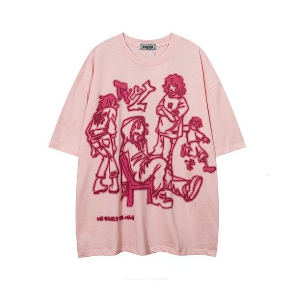 women's tshirt fashionable brand american style high street vintage couple outfit jacket casual loose shortsleeved tshirt men and women, White
women's tshirt fashionable brand american style high street vintage couple outfit jacket casual loose shortsleeved tshirt men and women, White