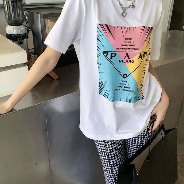 women famous clothing italy occident branded fashion trilateral sign letter graphic summer pure cotton round xxxl collar luxury designer lov, White
women famous clothing italy occident branded fashion trilateral sign letter graphic summer pure cotton round xxxl collar luxury designer lov, White