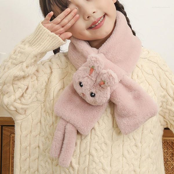 scarves korean cute cartoon faux fur thick cross neck protection plush children's scarf boys girls' winter outdoor warm shawl, Blue;gray
scarves korean cute cartoon faux fur thick cross neck protection plush children's scarf boys girls' winter outdoor warm shawl, Blue;gray