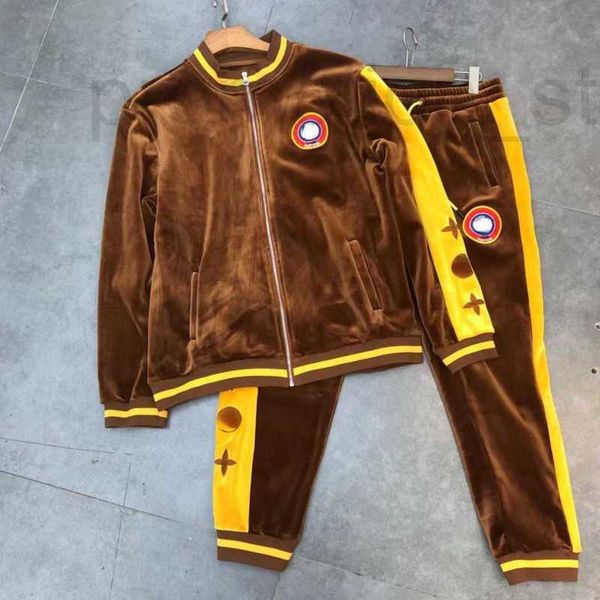 men's tracksuits designer high-version men tracksuits luxury jacket pants two piece set velvet embroidered sweatshirt sweat wo sports s, Gray
men's tracksuits designer high-version men tracksuits luxury jacket pants two piece set velvet embroidered sweatshirt sweat wo sports s, Gray