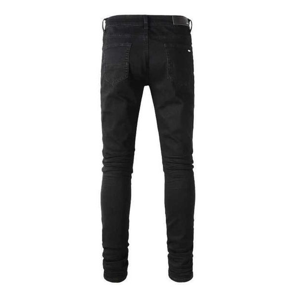 men 2023 leisure men's ripped jeans slim designer fashion brand pants cool simple stylish black pleated wash elastic youth straight 7u2, Blue
men 2023 leisure men's ripped jeans slim designer fashion brand pants cool simple stylish black pleated wash elastic youth straight 7u2, Blue